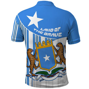 Somalia Independence Day 1960 Polo Shirt Somali Coat Of Arms Star - Land Of The Brave