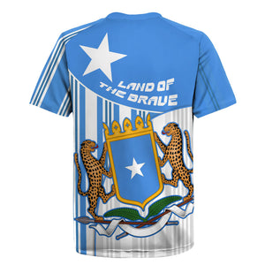 Somalia Independence Day 1960 Rugby Jersey Somali Coat Of Arms Star - Land Of The Brave