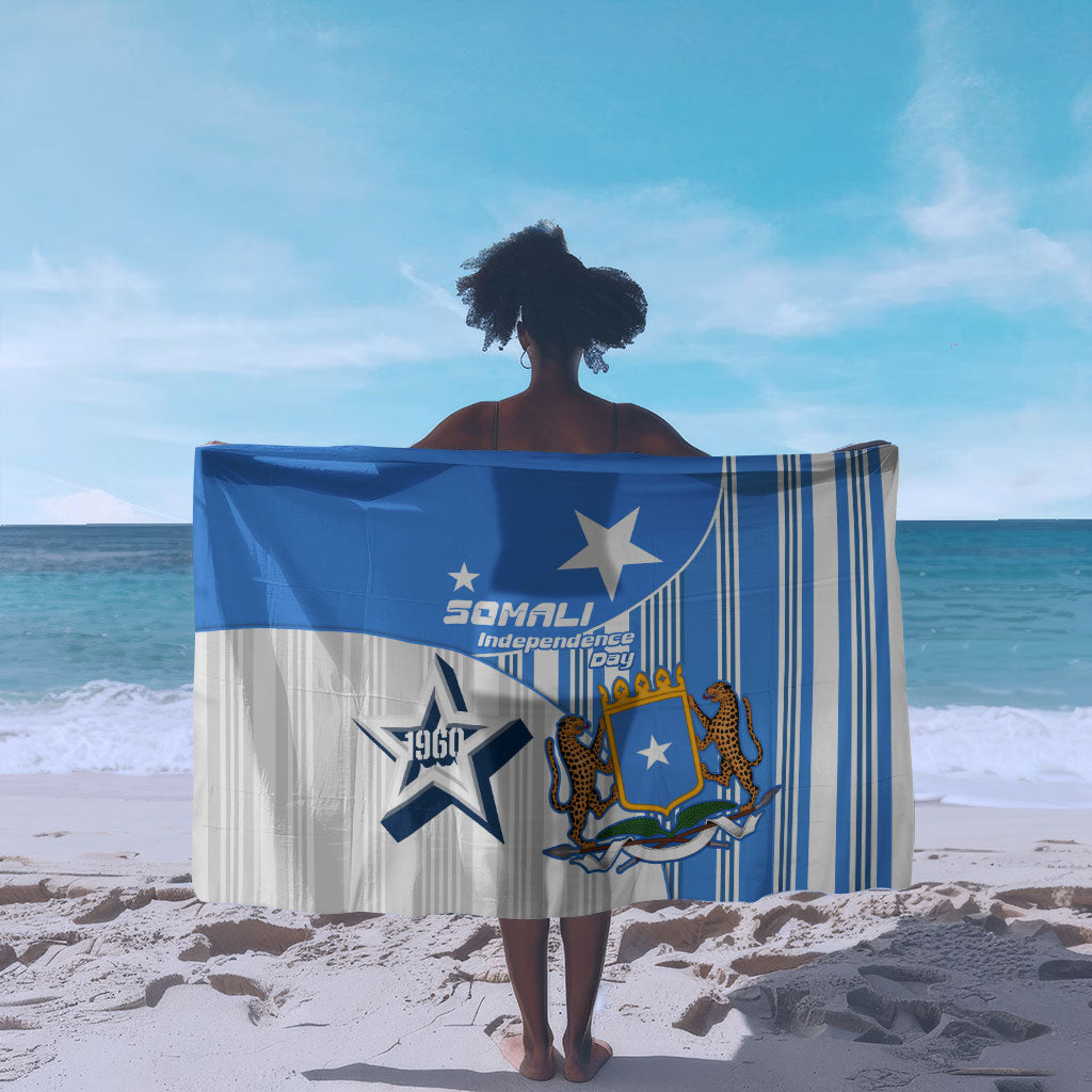 Somalia Independence Day 1960 Sarong Somali Coat Of Arms Star - Land Of The Brave
