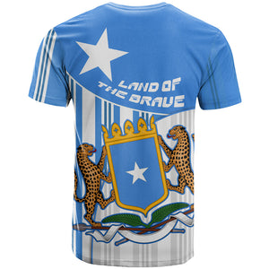 Somalia Independence Day 1960 T shirt Somali Coat Of Arms Star - Land Of The Brave