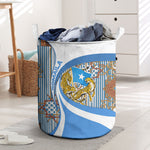 Somalia Freedom Independence Laundry Basket Leopard Flag Power Fist