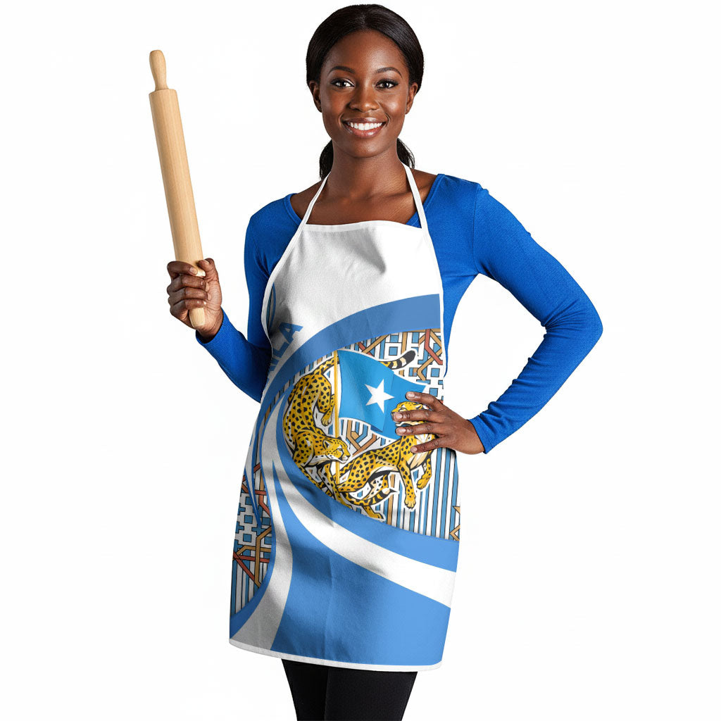 Somalia Freedom Independence Apron Leopard Flag Power Fist