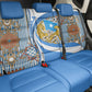 Somalia Freedom Independence Back Car Seat Cover Leopard Flag Power Fist