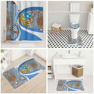 Somalia Freedom Independence Bathroom Set Leopard Flag Power Fist