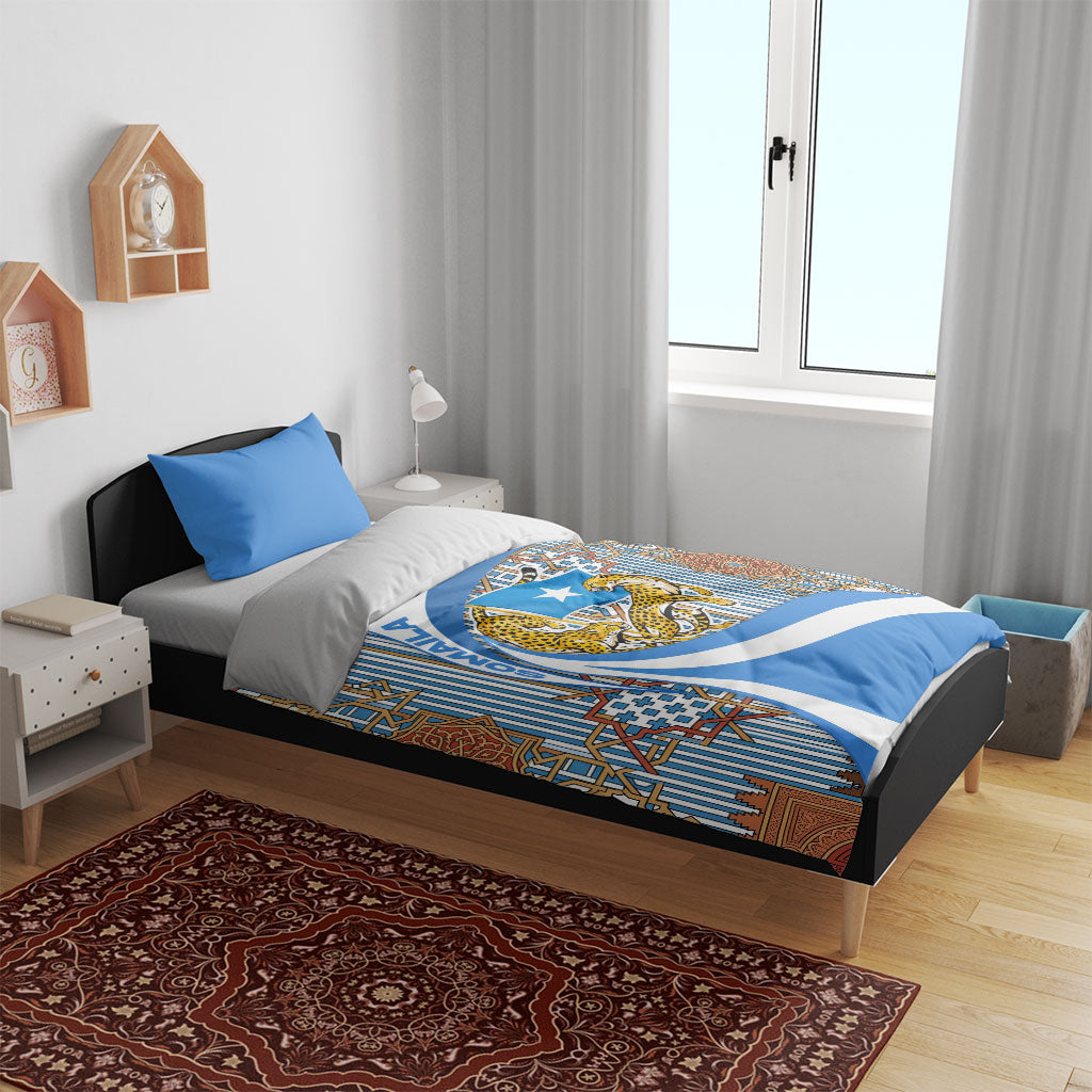 Somalia Freedom Independence Bedding Set Leopard Flag Power Fist