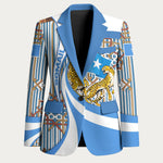 Somalia Freedom Independence Blazer Leopard Flag Power Fist