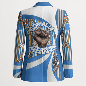 Somalia Freedom Independence Blazer Leopard Flag Power Fist
