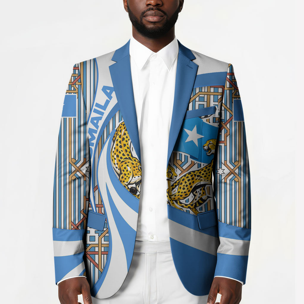Somalia Freedom Independence Blazer Leopard Flag Power Fist