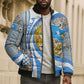 Somalia Freedom Independence Bomber Puffer Jacket Leopard Flag Power Fist