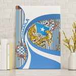 Somalia Freedom Independence Canvas Wall Art Leopard Flag Power Fist