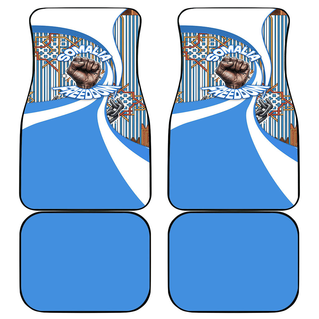 Somalia Freedom Independence Car Mats Leopard Flag Power Fist