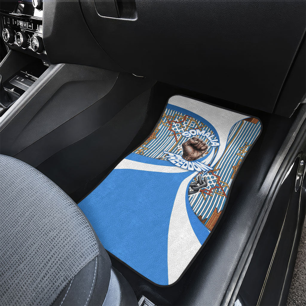 Somalia Freedom Independence Car Mats Leopard Flag Power Fist