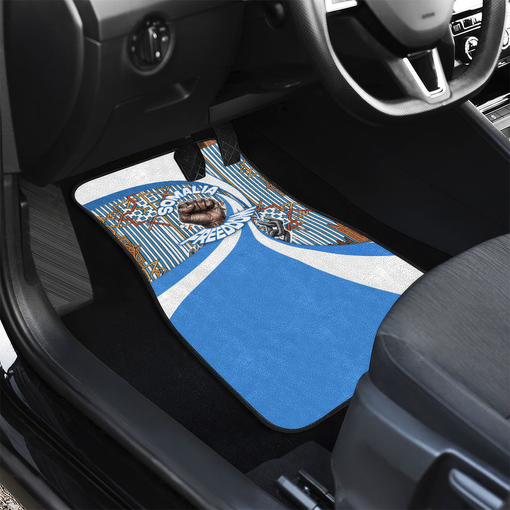 Somalia Freedom Independence Car Mats Leopard Flag Power Fist