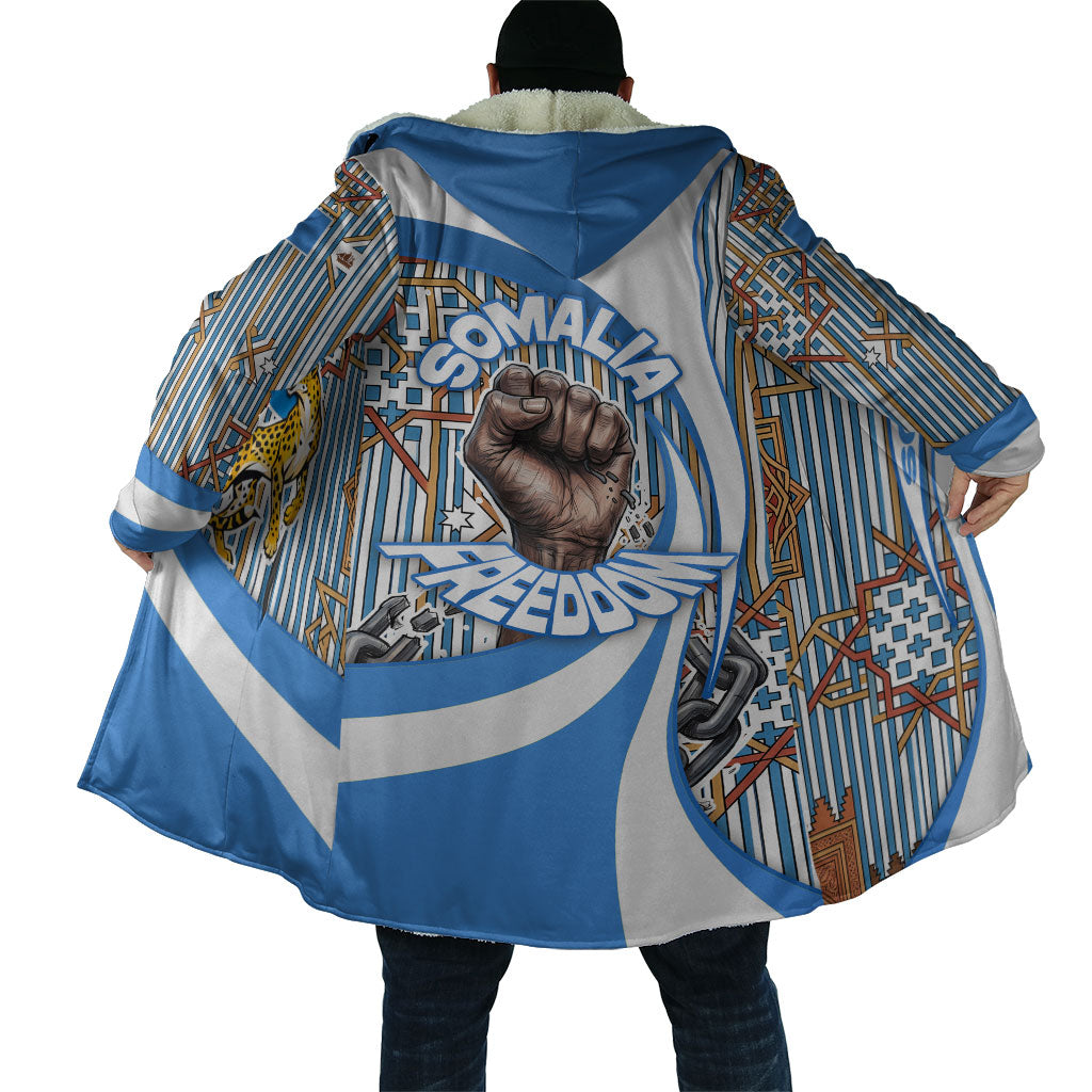 Somalia Freedom Independence Cloak Leopard Flag Power Fist