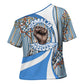 Somalia Freedom Independence Cross Shoulder Shirt Leopard Flag Power Fist