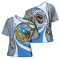 Somalia Freedom Independence Cross Shoulder Shirt Leopard Flag Power Fist