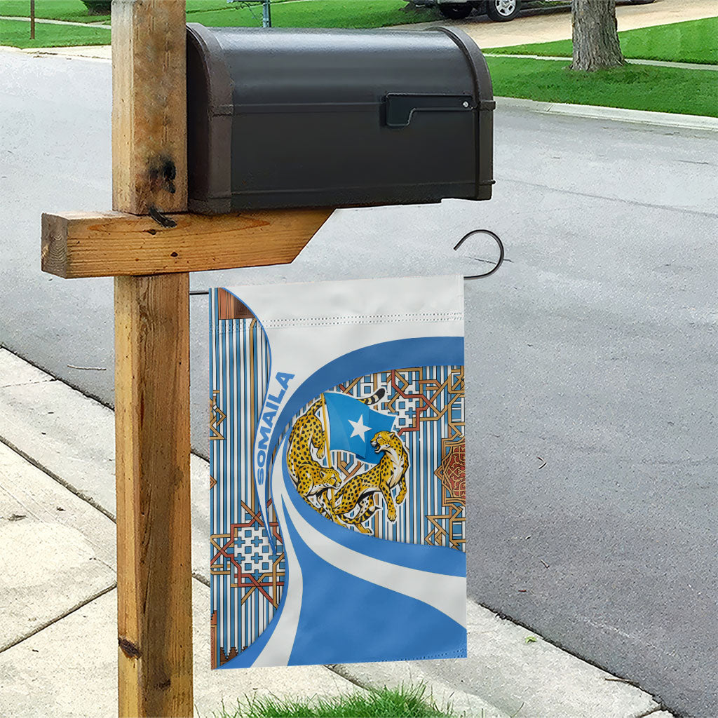 Somalia Freedom Independence Garden Flag Leopard Flag Power Fist