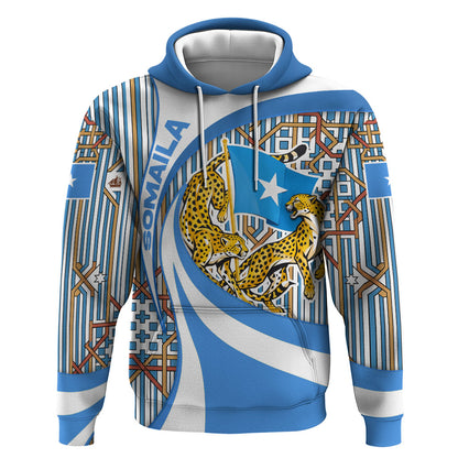 Somalia Freedom Independence Hoodie Leopard Flag Power Fist