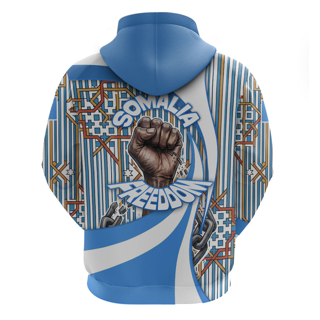 Somalia Freedom Independence Hoodie Leopard Flag Power Fist