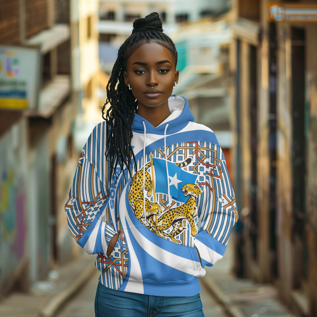 Somalia Freedom Independence Hoodie Leopard Flag Power Fist