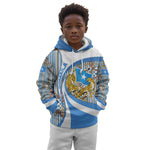 Somalia Freedom Independence Kid Hoodie Leopard Flag Power Fist