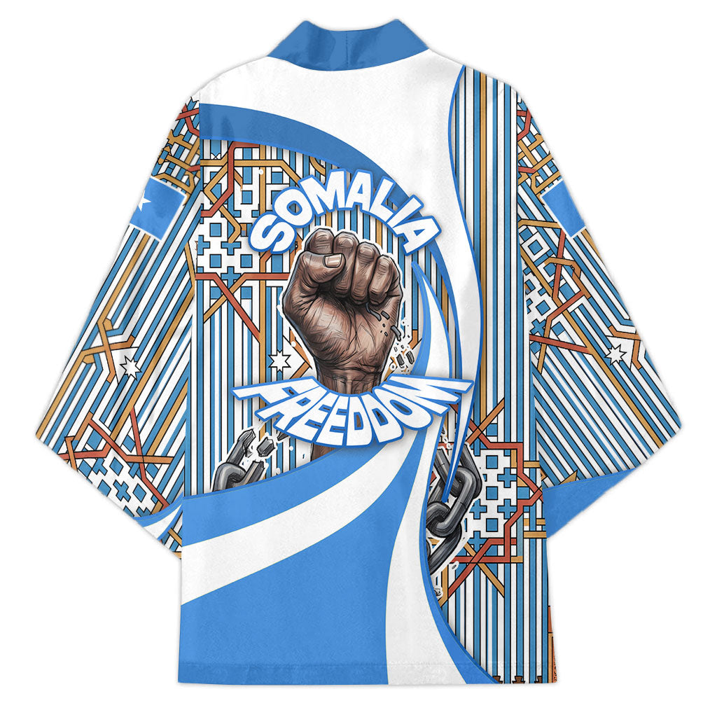 Somalia Freedom Independence Kimono Leopard Flag Power Fist
