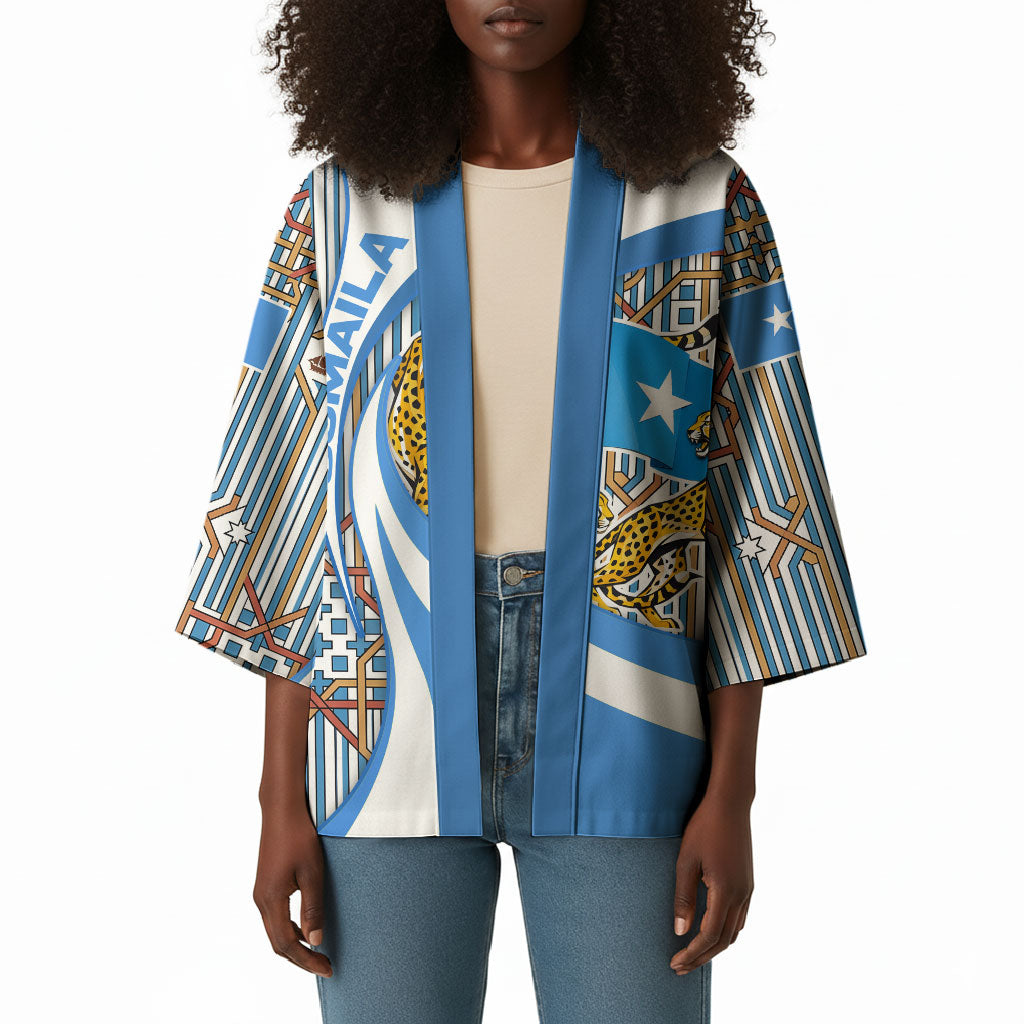 Somalia Freedom Independence Kimono Leopard Flag Power Fist