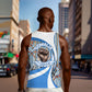 Somalia Freedom Independence Men Tank Top Leopard Flag Power Fist