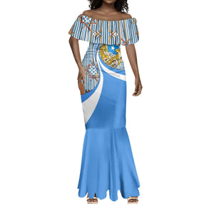 Somalia Freedom Independence Mermaid Dress Leopard Flag Power Fist
