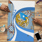 Somalia Freedom Independence Puzzle Leopard Flag Power Fist