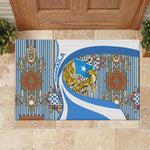 Somalia Freedom Independence Rubber Doormat Leopard Flag Power Fist