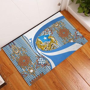 Somalia Freedom Independence Rubber Doormat Leopard Flag Power Fist