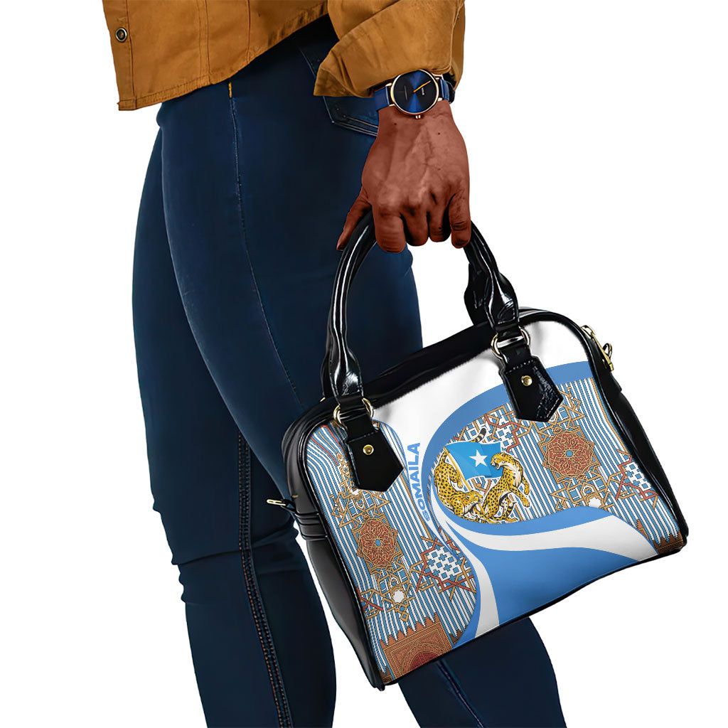 Somalia Freedom Independence Shoulder Handbag Leopard Flag Power Fist