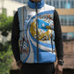 Somalia Freedom Independence Sleeveless Puffer Jacket Leopard Flag Power Fist
