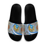 Somalia Freedom Independence Slide Sandals Leopard Flag Power Fist