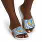 Somalia Freedom Independence Slide Sandals Leopard Flag Power Fist