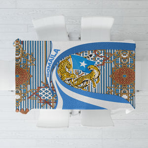 Somalia Freedom Independence Tablecloth Leopard Flag Power Fist