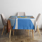 Somalia Freedom Independence Tablecloth Leopard Flag Power Fist