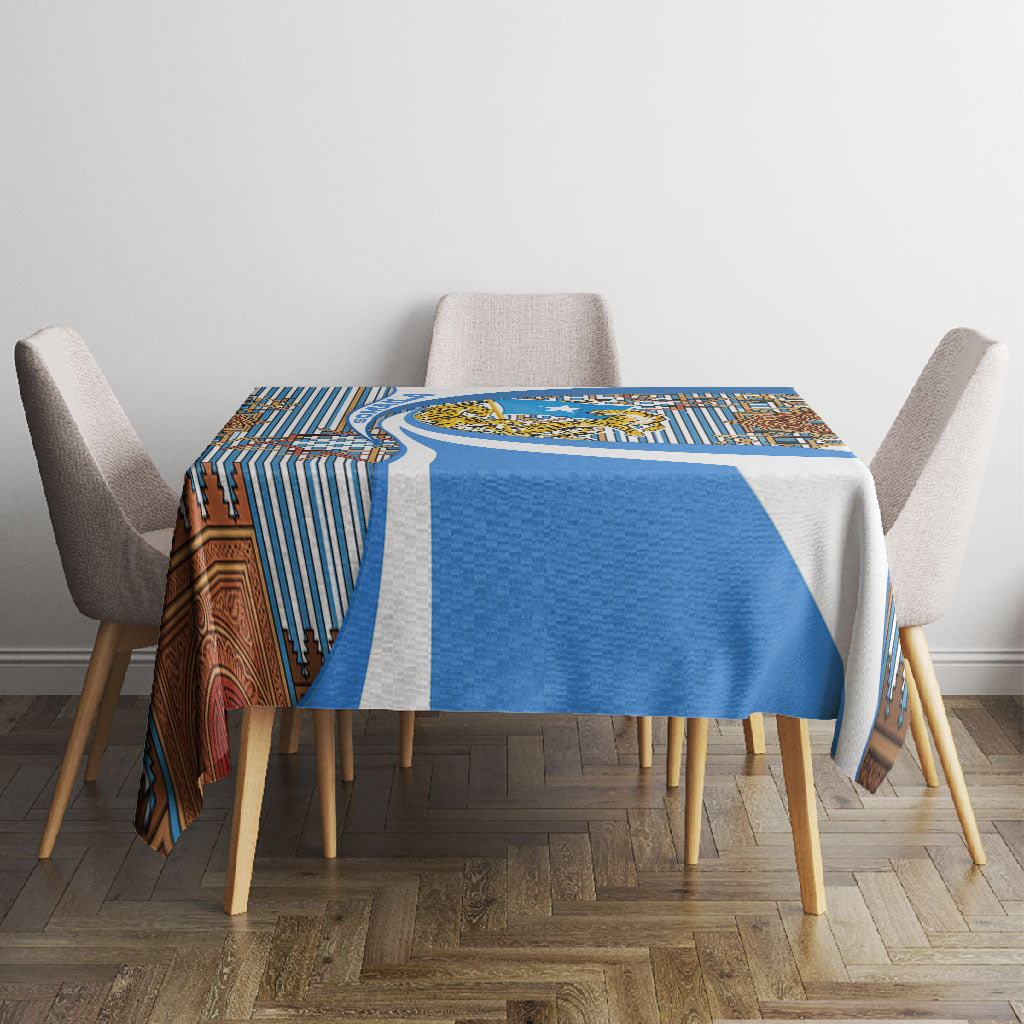 Somalia Freedom Independence Tablecloth Leopard Flag Power Fist