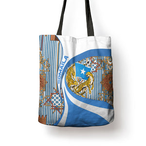 Somalia Freedom Independence Tote Bag Leopard Flag Power Fist