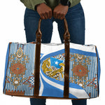 Somalia Freedom Independence Travel Bag Leopard Flag Power Fist