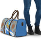Somalia Freedom Independence Travel Bag Leopard Flag Power Fist