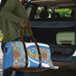 Somalia Freedom Independence Travel Bag Leopard Flag Power Fist