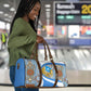 Somalia Freedom Independence Travel Bag Leopard Flag Power Fist