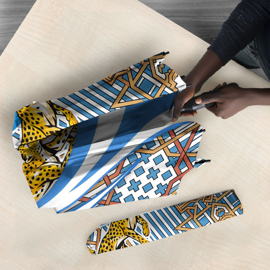 Somalia Freedom Independence Umbrella Leopard Flag Power Fist