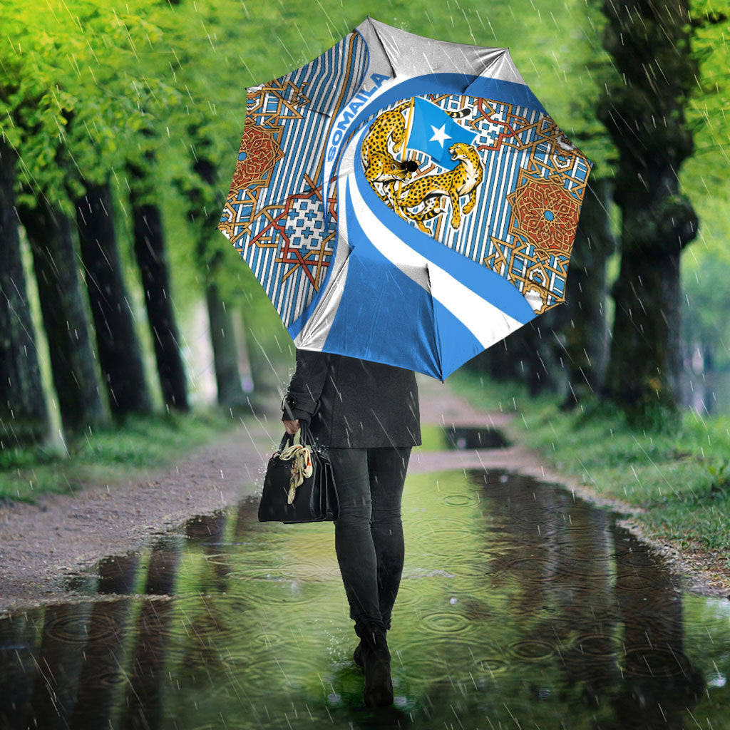Somalia Freedom Independence Umbrella Leopard Flag Power Fist