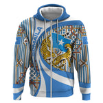 Somalia Freedom Independence Zip Hoodie Leopard Flag Power Fist