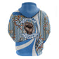 Somalia Freedom Independence Zip Hoodie Leopard Flag Power Fist