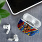 DR Congo Patrice Lumumba Football Victory AirPods Case African Pride Leopard And Flag