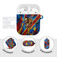 DR Congo Patrice Lumumba Football Victory AirPods Case African Pride Leopard And Flag